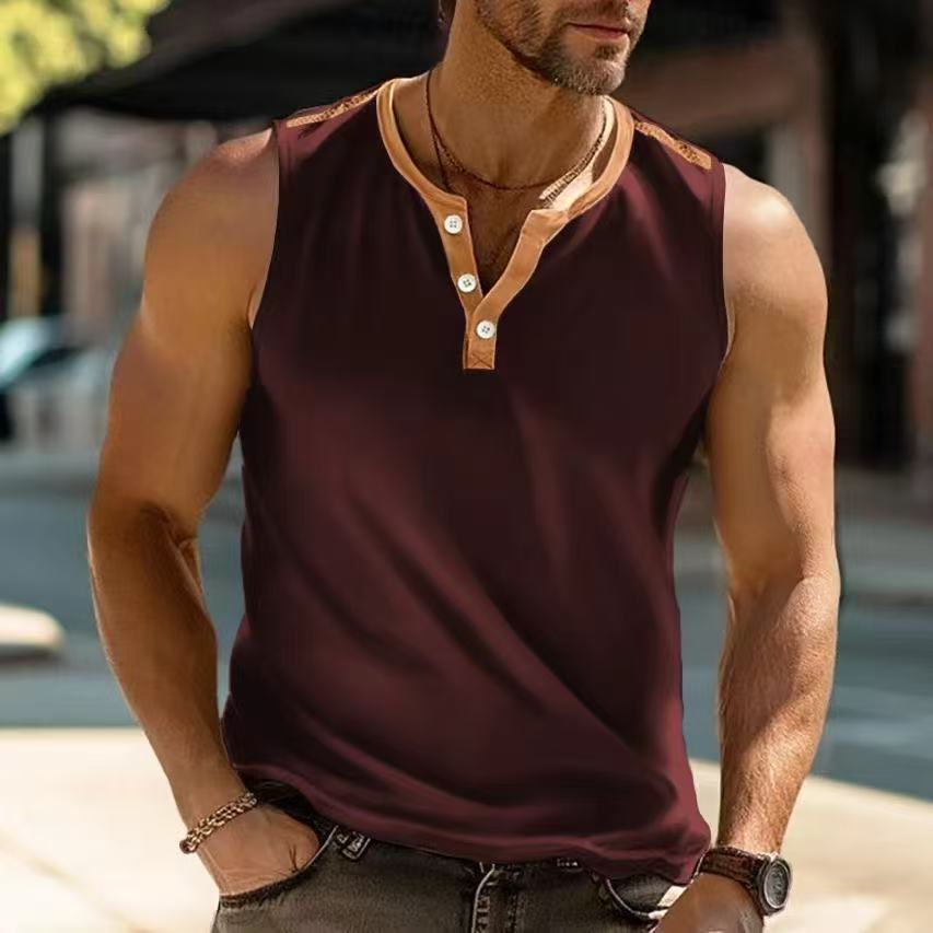 Men's Casual Sports Quick-dry Sleeveless T-shirt