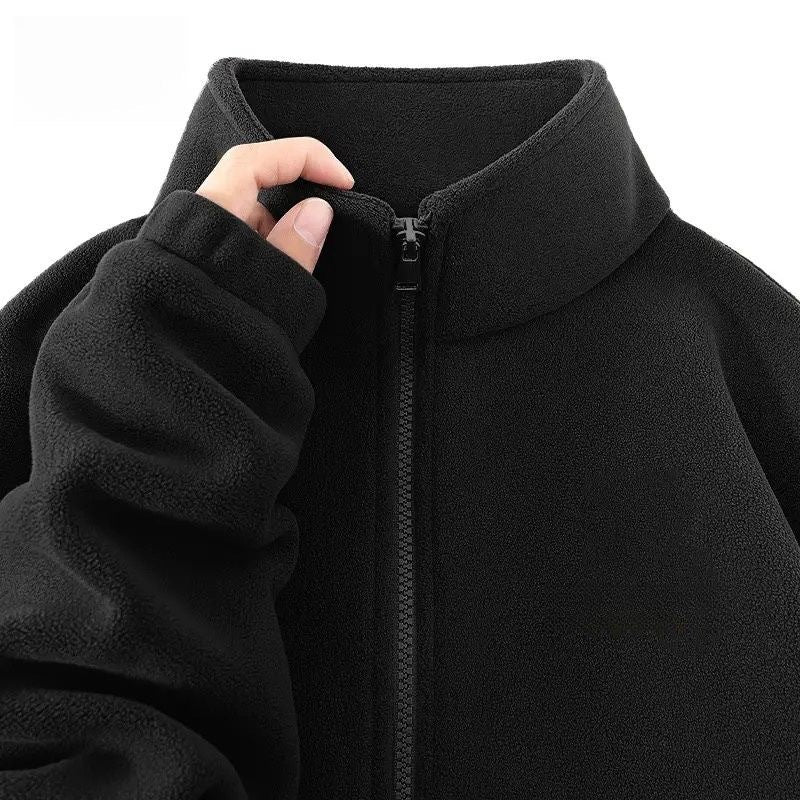 Autumnwinter Casual Thickened Double-sided Fleece Jacket
