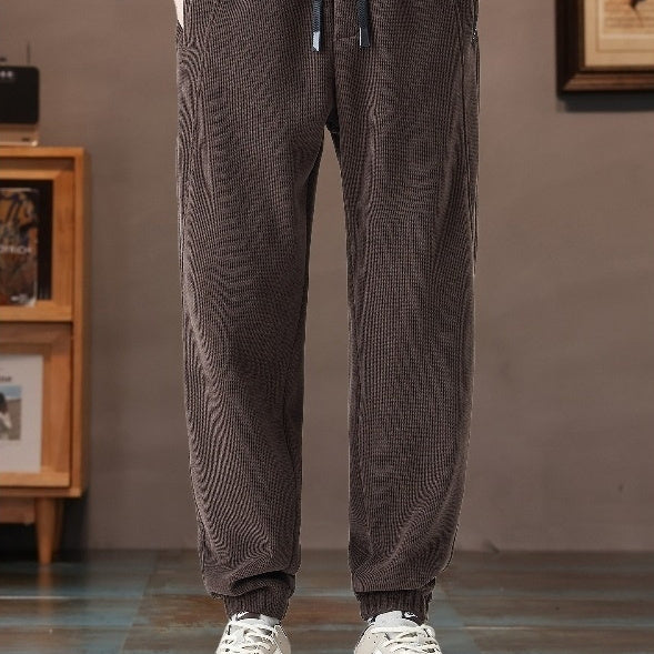 Retro American-style Straight-leg Casual Pants For Men