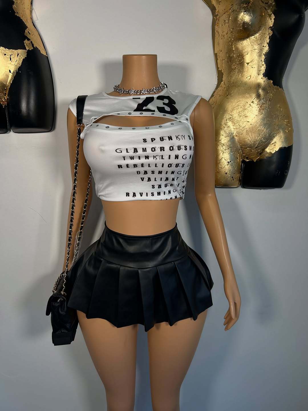 Women's Sexy And Sassy Printed Crew-Neck Top