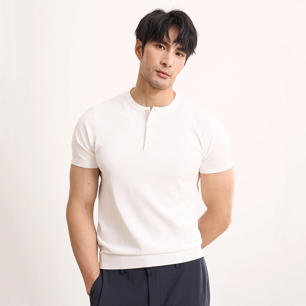 American Retro T-shirt Men's Short Sleeve Fitness Ice Silk Summer