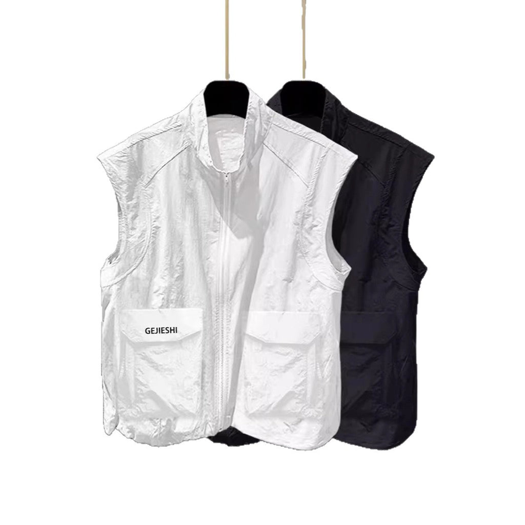 Men's 3D Pocket Outerwear Casual Sleeveless Vest