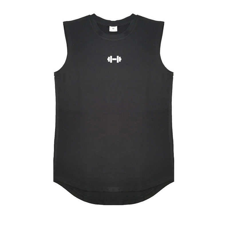 Men's Slim-fit Sleeveless Fitness Breathable Vest T-shirt