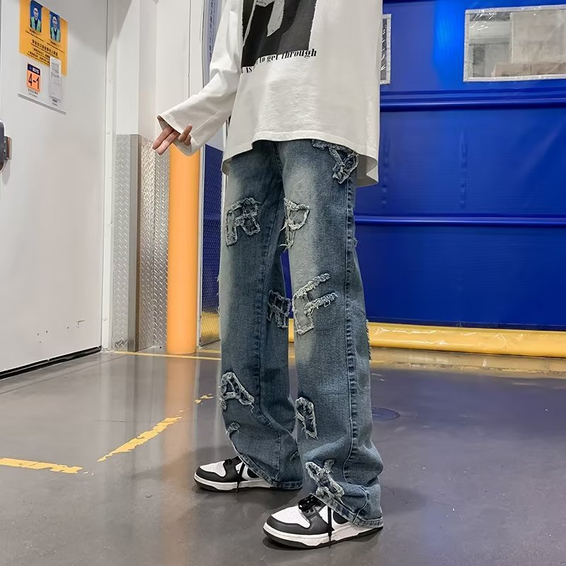 Men's Loose Retro Casual Wide-leg Pants