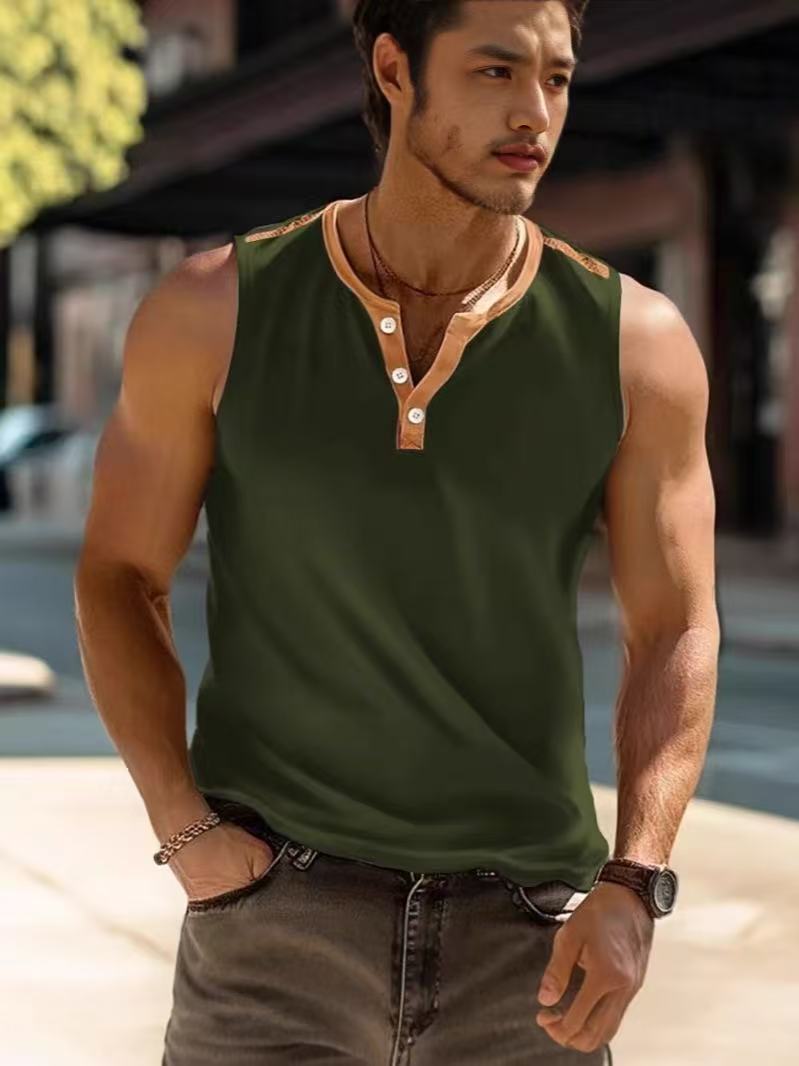 Men's Casual Sports Quick-dry Sleeveless T-shirt