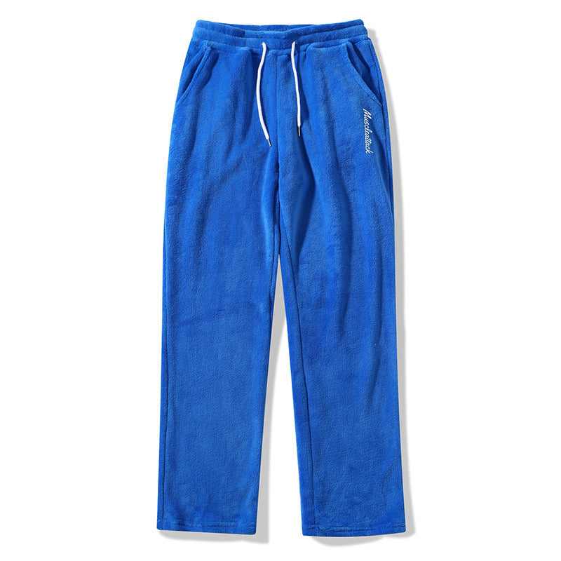 Men's Casual Sports Pants With Pockets And Drawstring