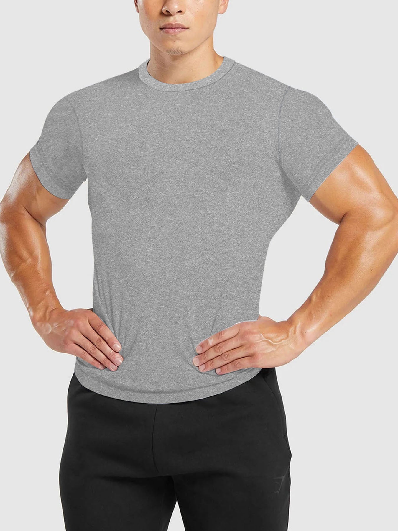 Men's Quick-dry Round Neck Short-sleeved T-shirt