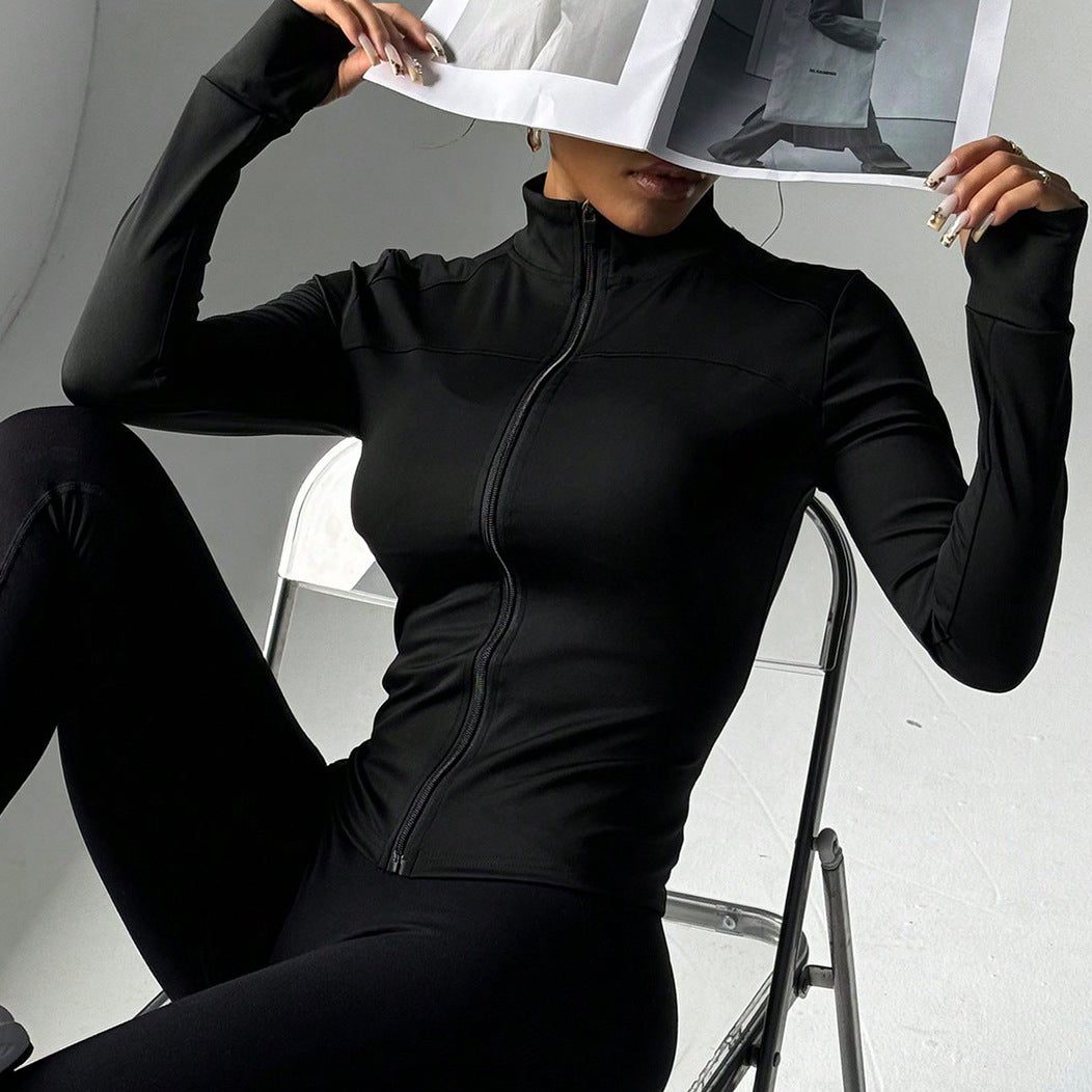 Women's Long-sleeve Yoga Tops And Workout Jackets