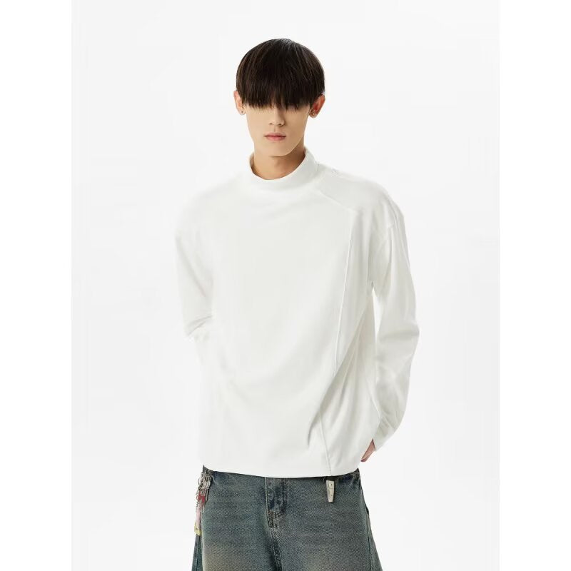 High-neck Long-sleeve Men's Thermal Base Layer