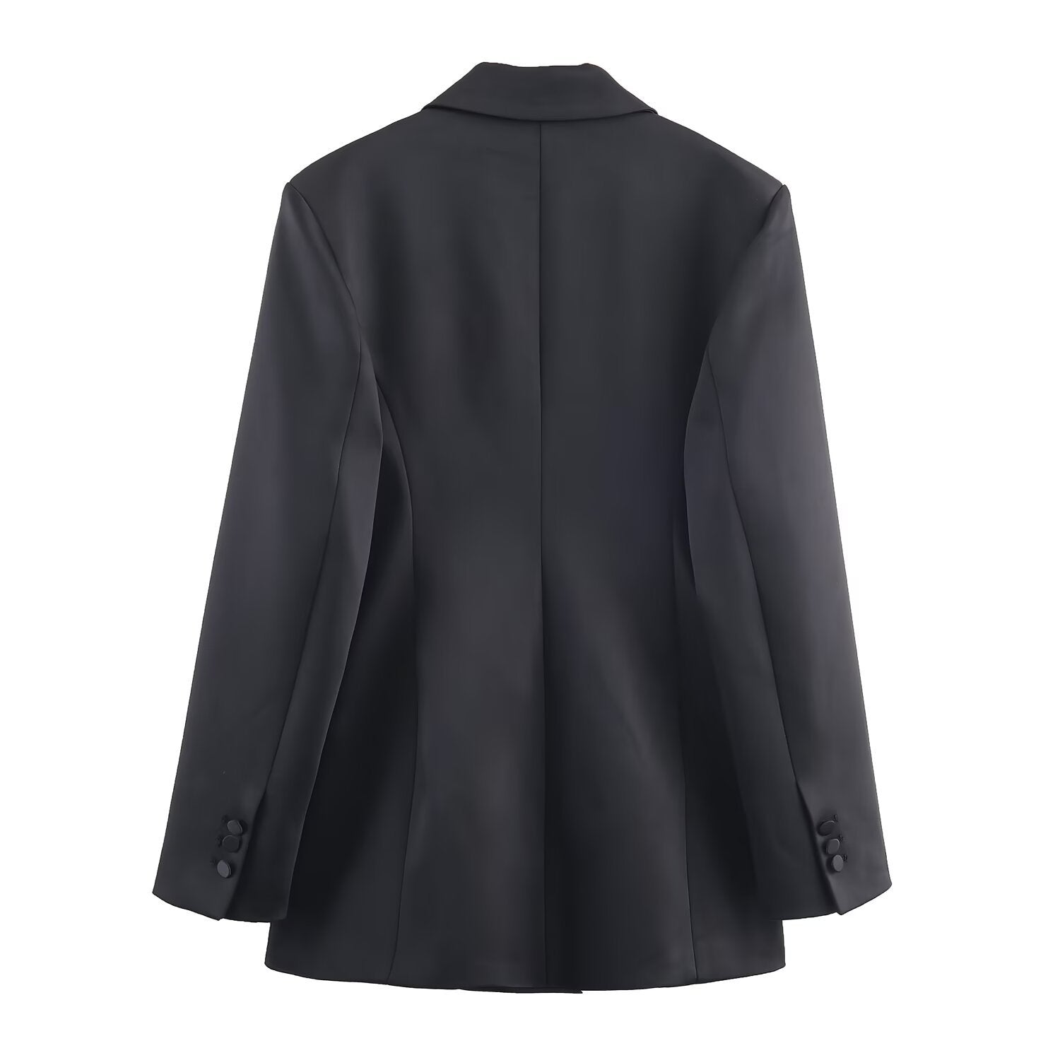 New Women's Silk-satin-texture Blazer Fashionable