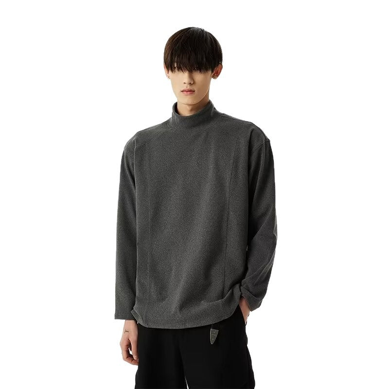 High-neck Long-sleeve Men's Thermal Base Layer