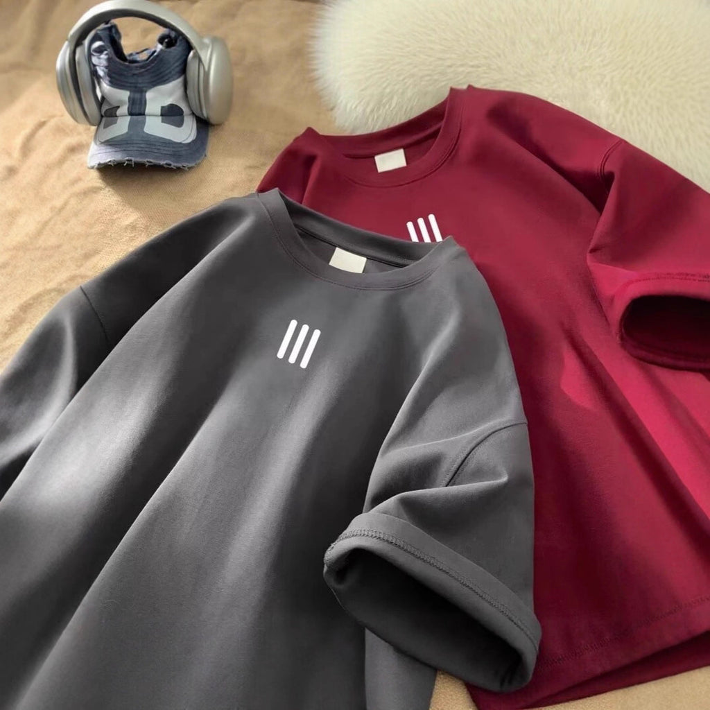 Trendy High-end Half-sleeve Couple Outfits