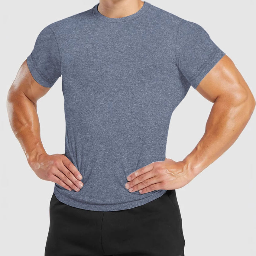 Men's Quick-dry Round Neck Short-sleeved T-shirt