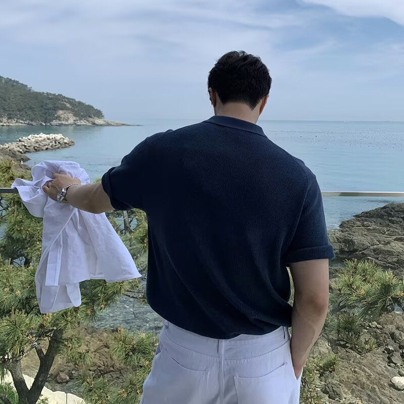 Men's Short-sleeved Breathable Versatile Trendy Top