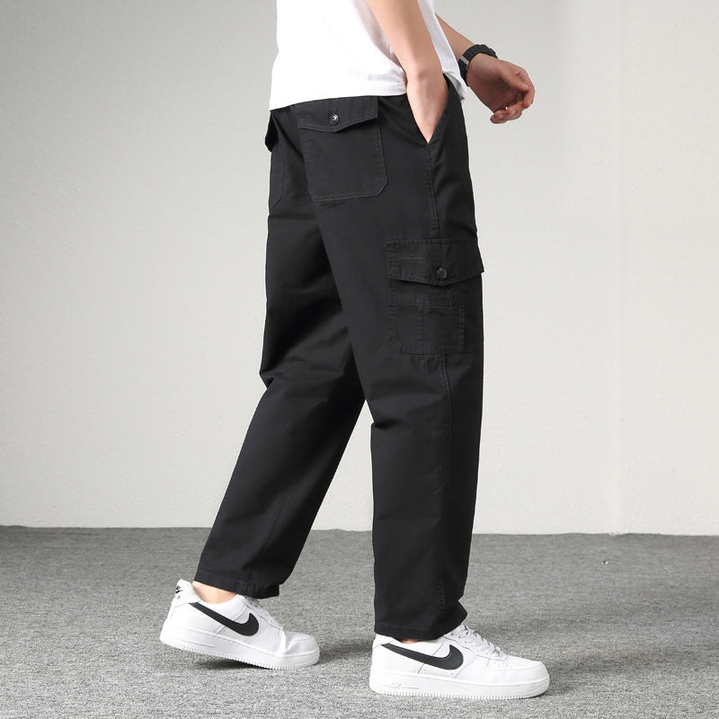 Men's Thin Loose Stretch Straight-leg Casual Pants