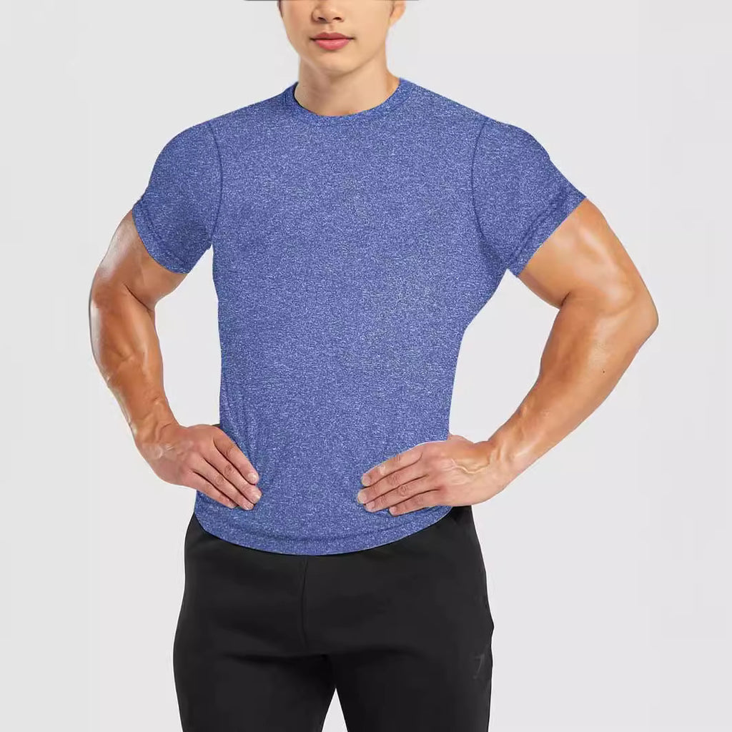Men's Quick-dry Round Neck Short-sleeved T-shirt