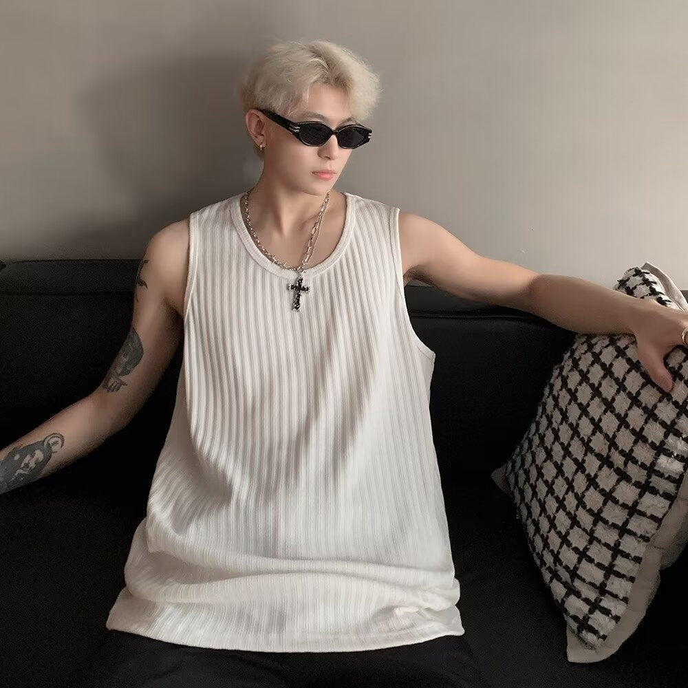 Men's Loose Sleeveless Undershirt
