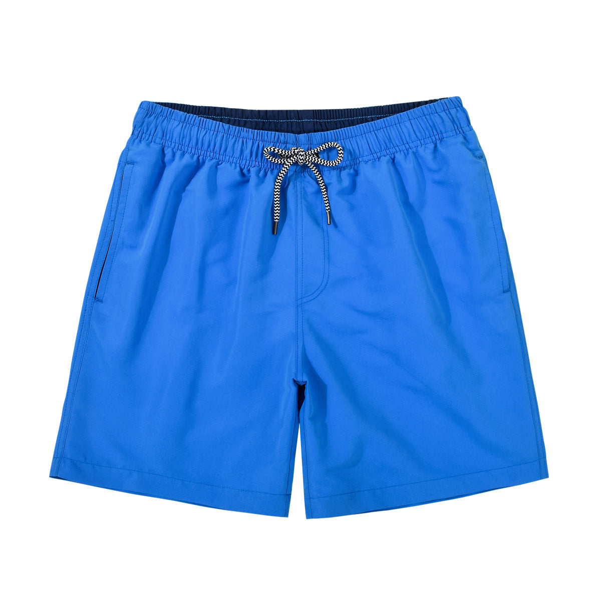 Solid Color Lined Men Swim Trunkscomfortable No Awkward Bulges Relaxed Fit And Quick Drying