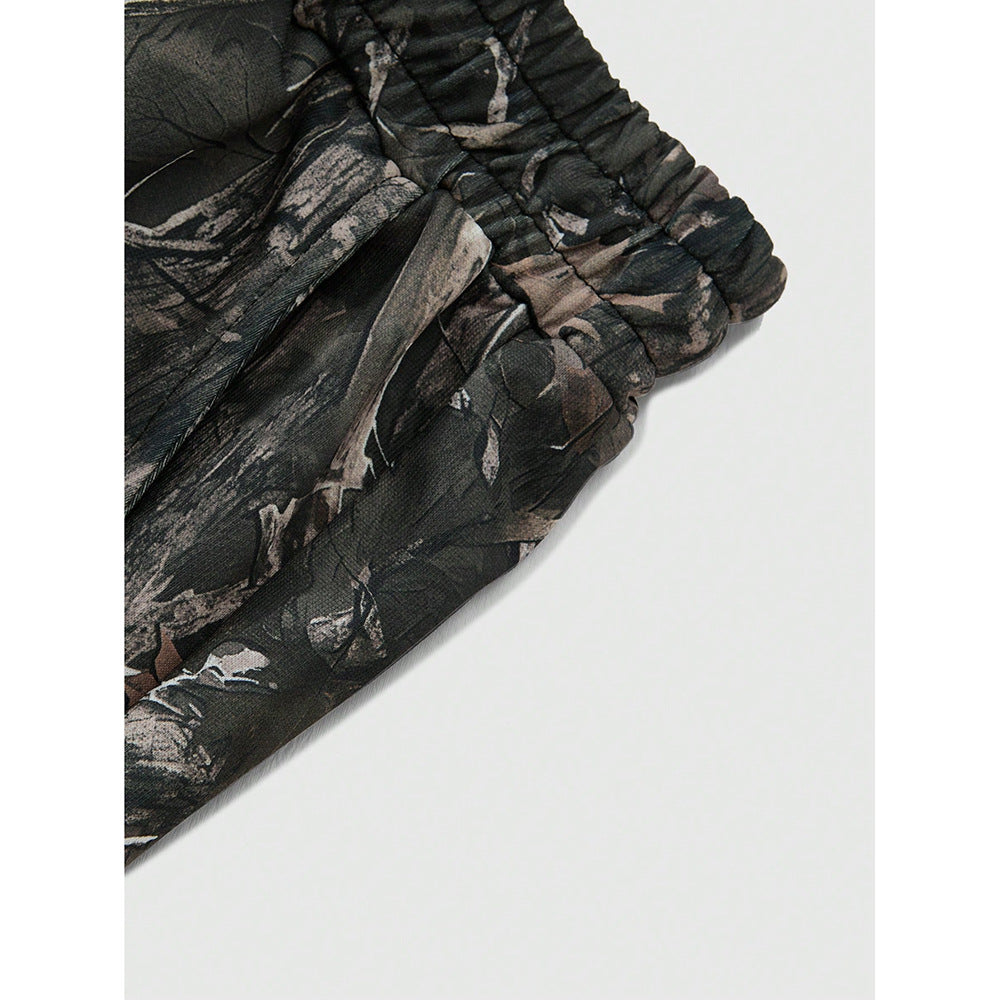 New Stylish Casual Pants With A Branch-pattern Print
