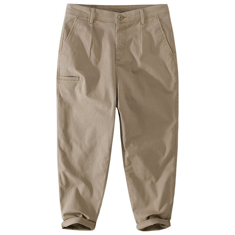 Casual Workwear Straight-leg Loose-fit Plus-size Casual Pants