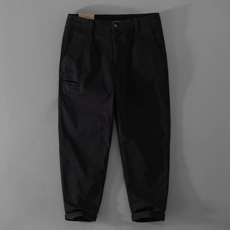 Casual Workwear Straight-leg Loose-fit Plus-size Casual Pants