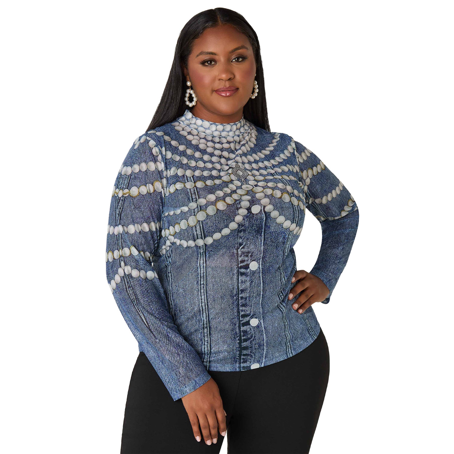 Women's New Autumn Plus-Size Casual Top With Print