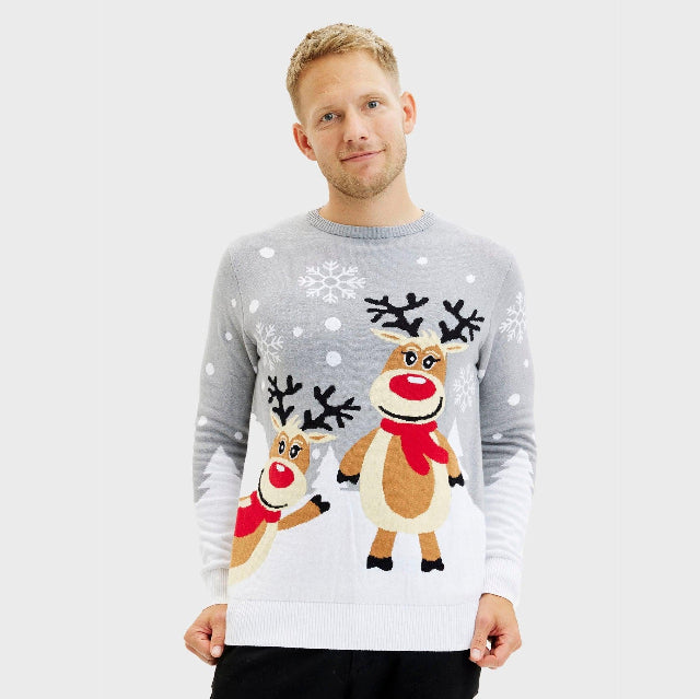 Christmas Crew Neck Digital Print Long Sleeve Hoodie Unisex