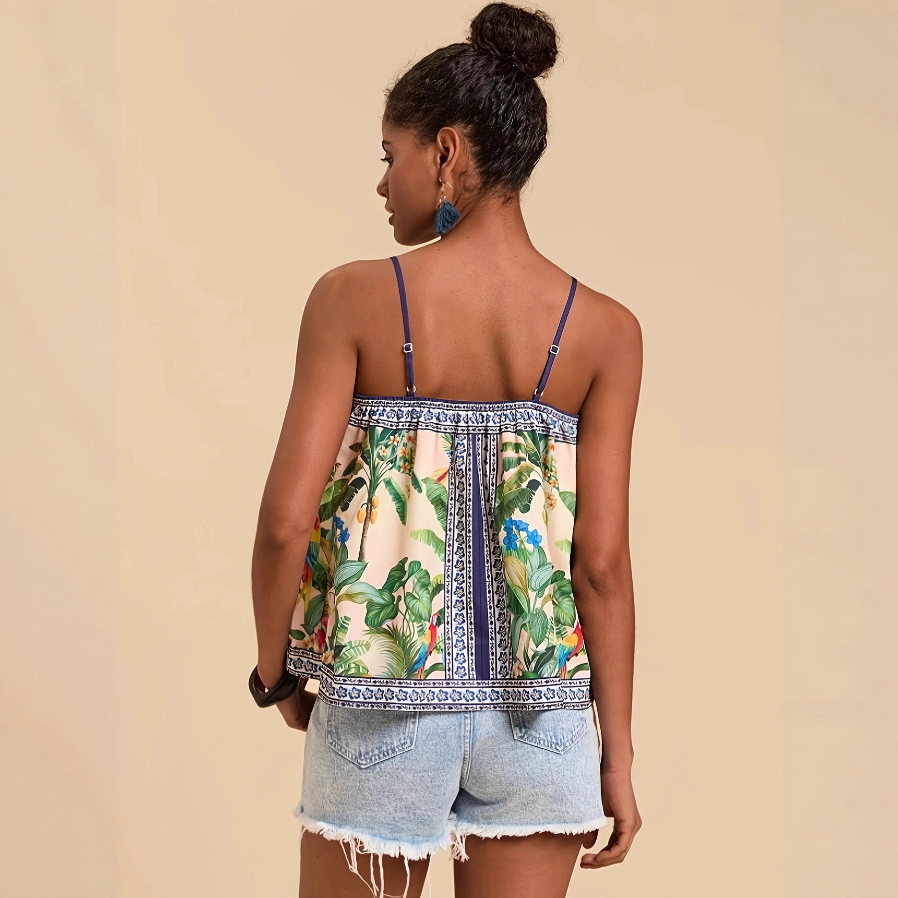 Women's Casual Loose-fit Chic Printed Camisole