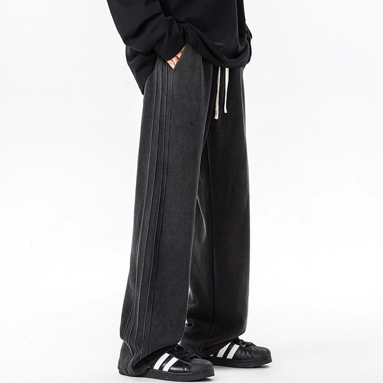 Versatile Men's American-style Retro Sweatpants For Autumn