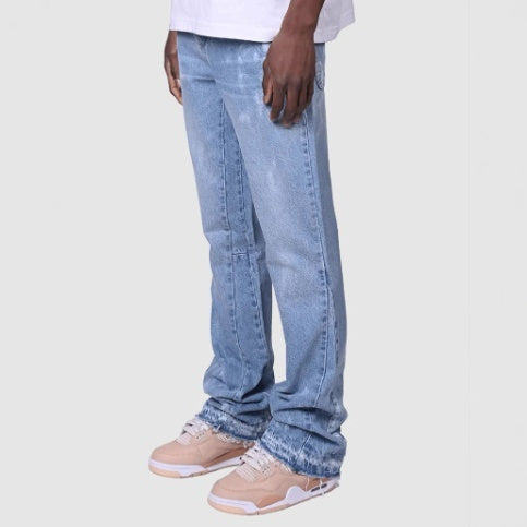 Men's Straight-leg Denim Pants Street Style