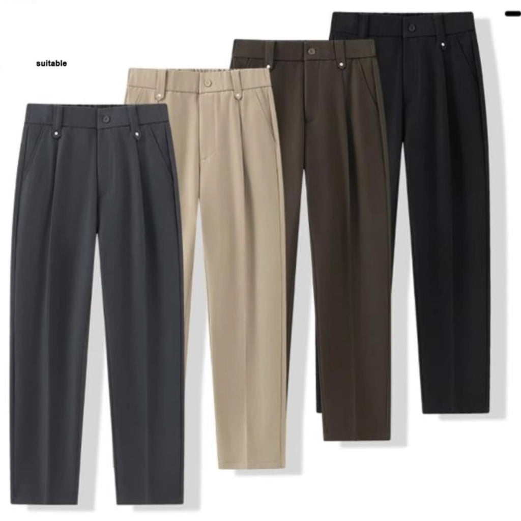 Men's Autumn Drape Loose Straight Wide Leg Trousers