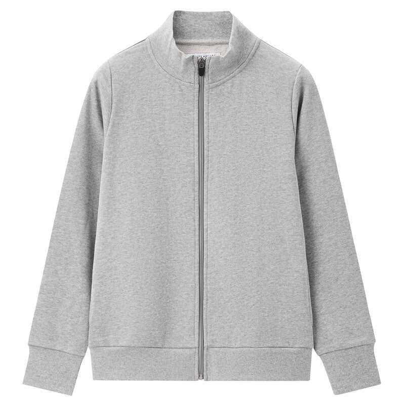 Women's Coat Women's Loosefitting Plussize Solidcolor CoatCasual Top Retro Short Style