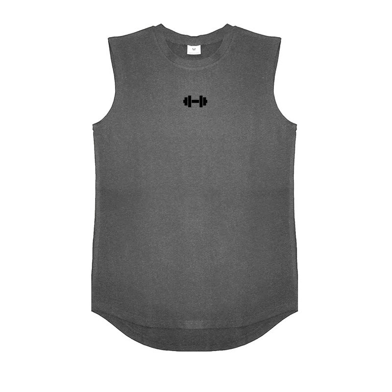 Men's Slim-fit Sleeveless Fitness Breathable Vest T-shirt