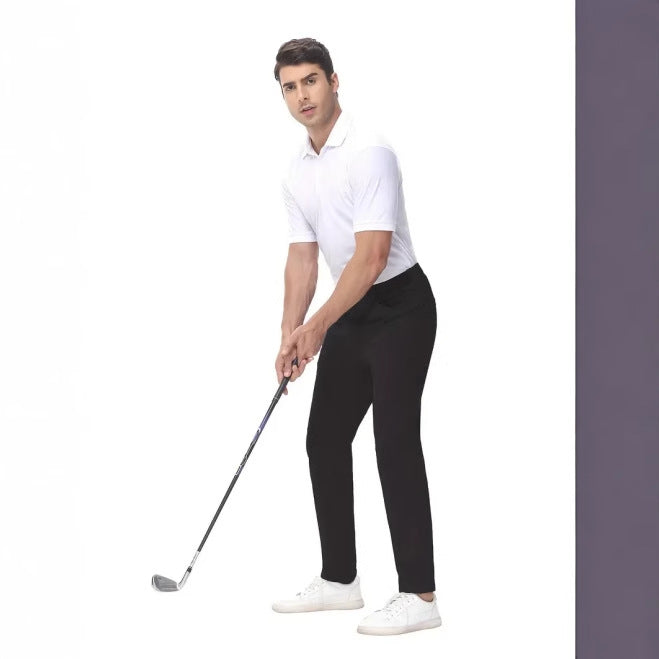 European And American Men's Solid Color Casual Golf Pants