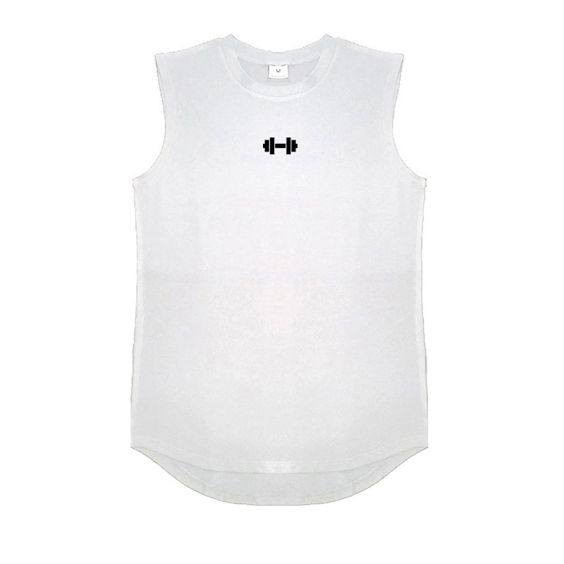 Men's Slim-fit Sleeveless Fitness Breathable Vest T-shirt