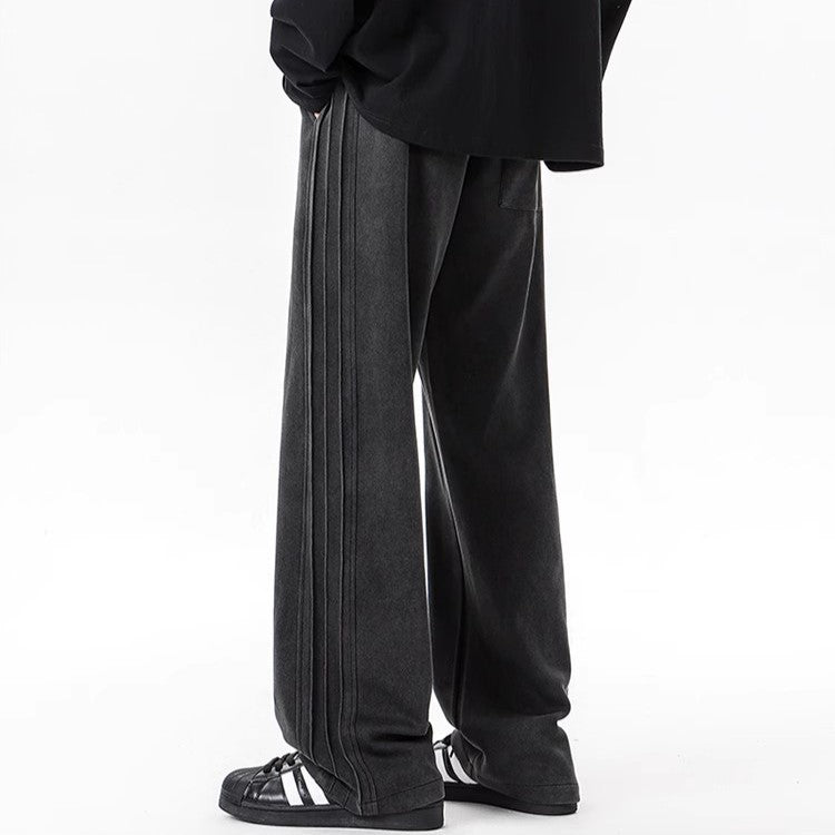 Versatile Men's American-style Retro Sweatpants For Autumn