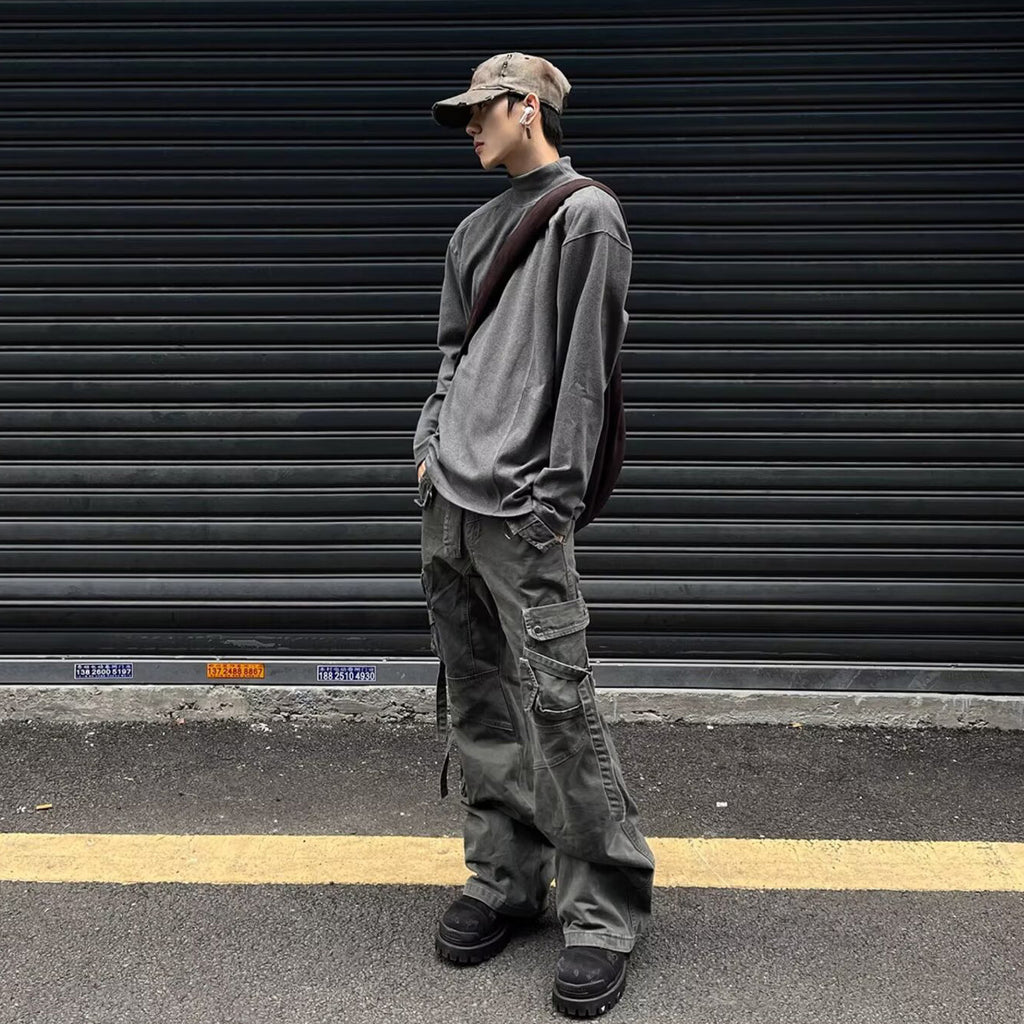 High-neck Long-sleeve Men's Thermal Base Layer