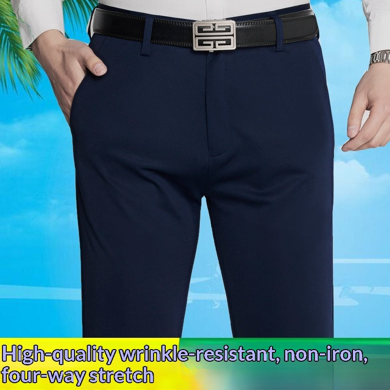 Autumn And Winter Thick Men's Casual Pants