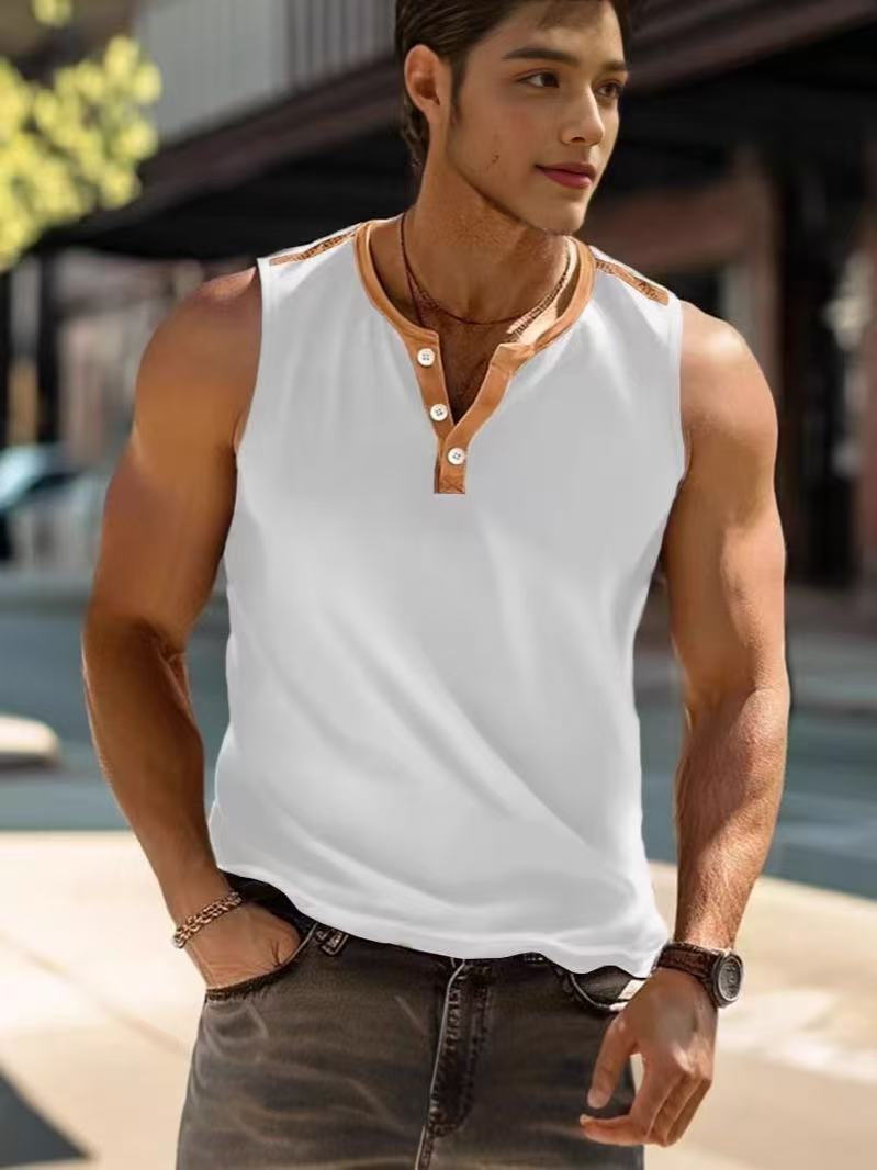 Men's Casual Sports Quick-dry Sleeveless T-shirt