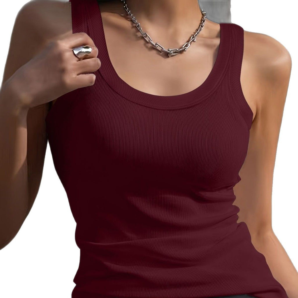 Women's Round-neck Versatile Sleeveless Top