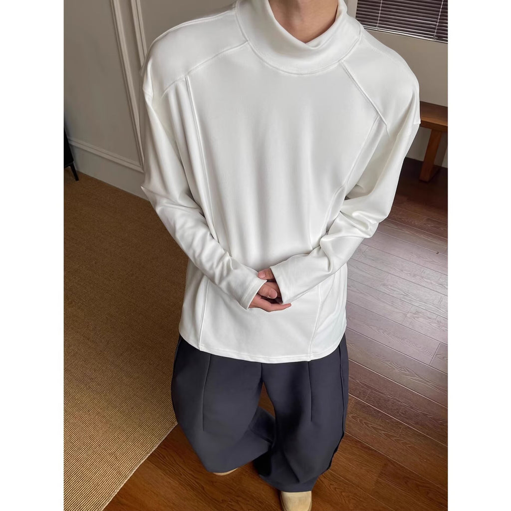 High-neck Long-sleeve Men's Thermal Base Layer