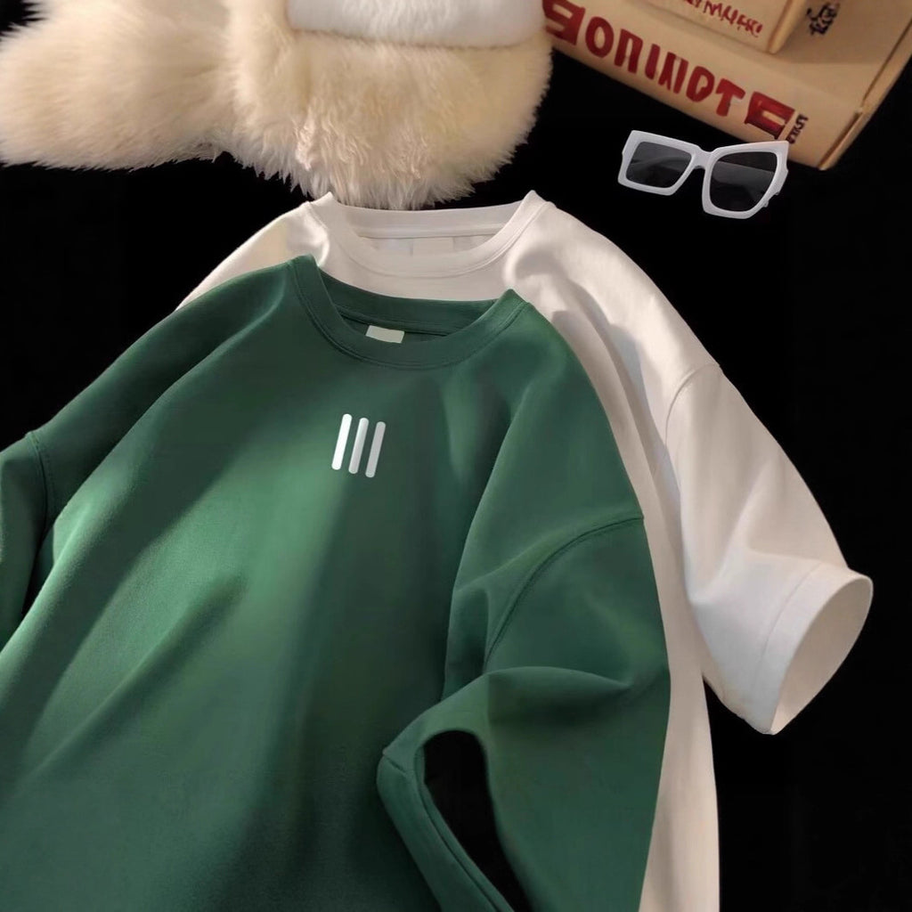 Trendy High-end Half-sleeve Couple Outfits