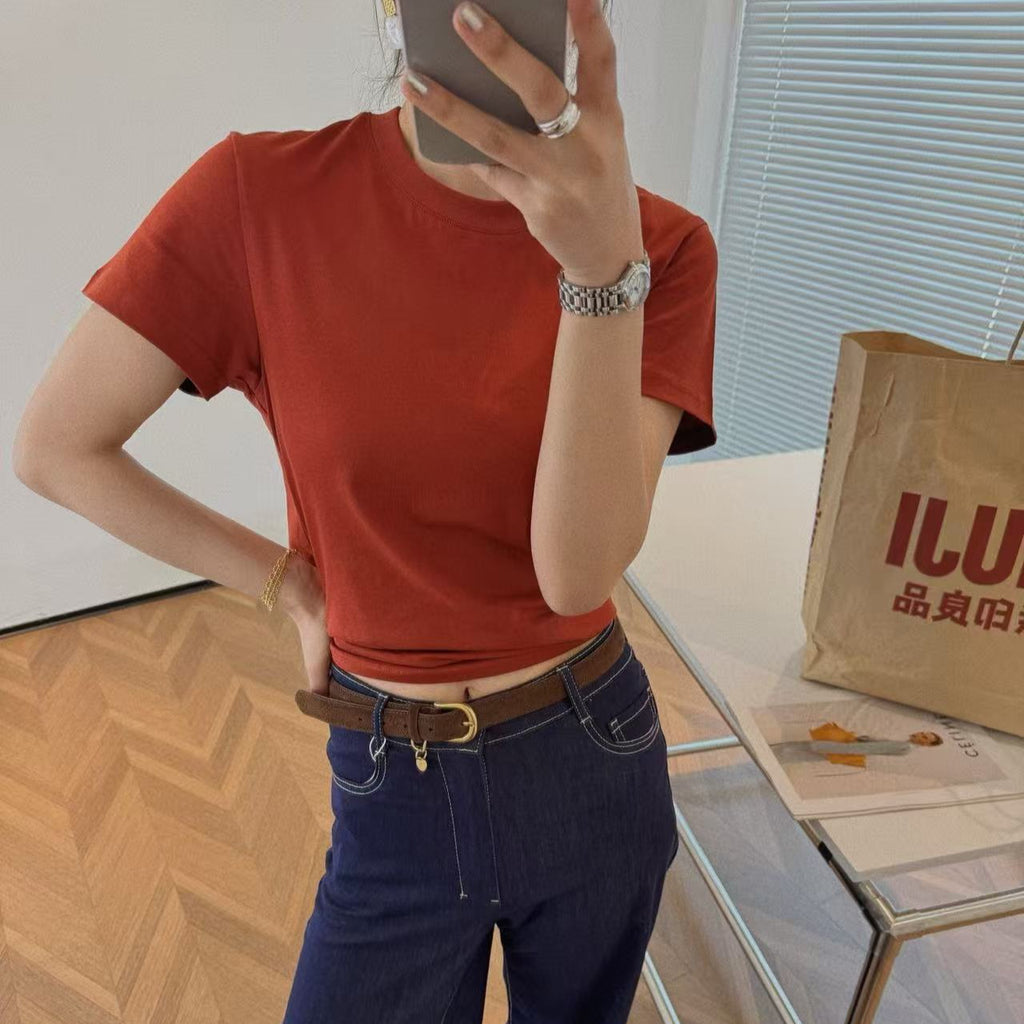 Strap T-shirt With A Bow Design