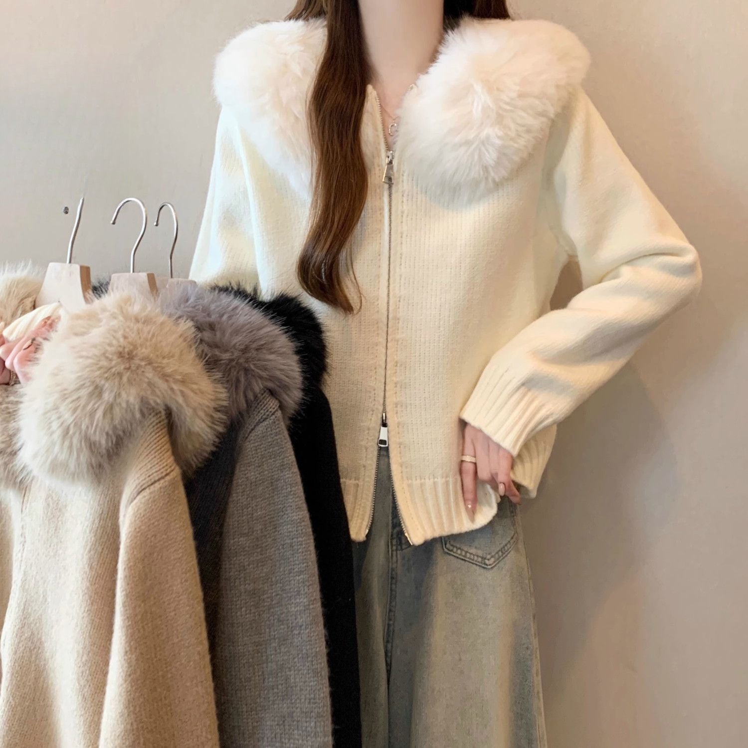 Women's Loose-fitting Chic Knit Cardigan Top