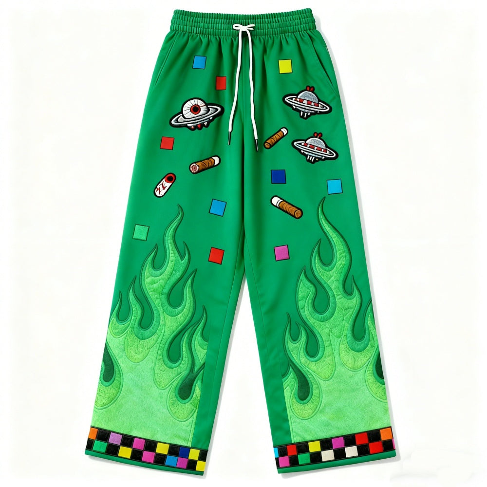 Plus Size Casual Loose Men's Drawstring Pants