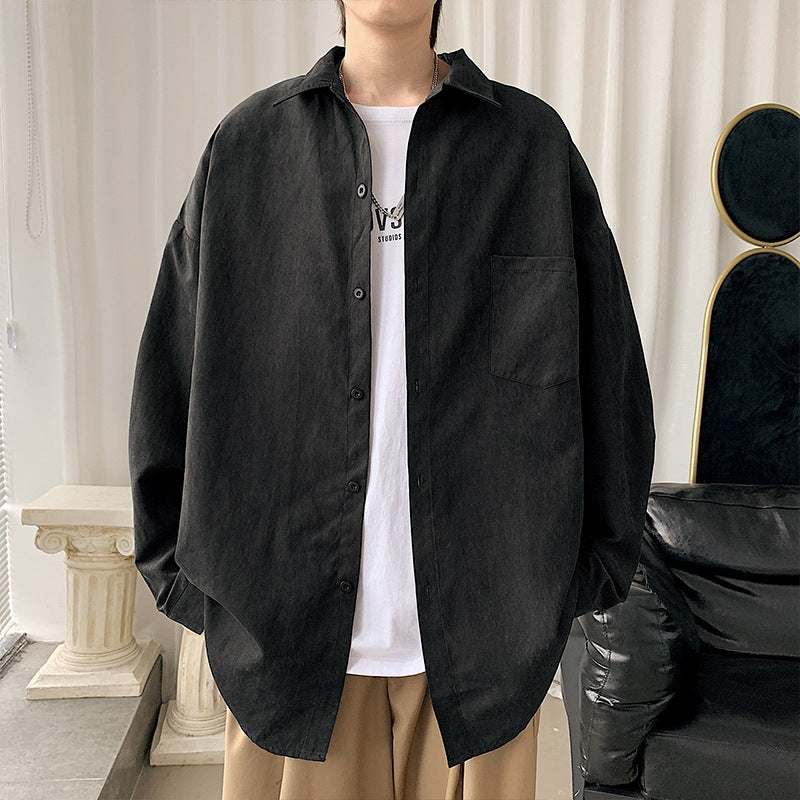 2024 Men's Long-sleeve Shirt Korean-style Trendy For Autumn