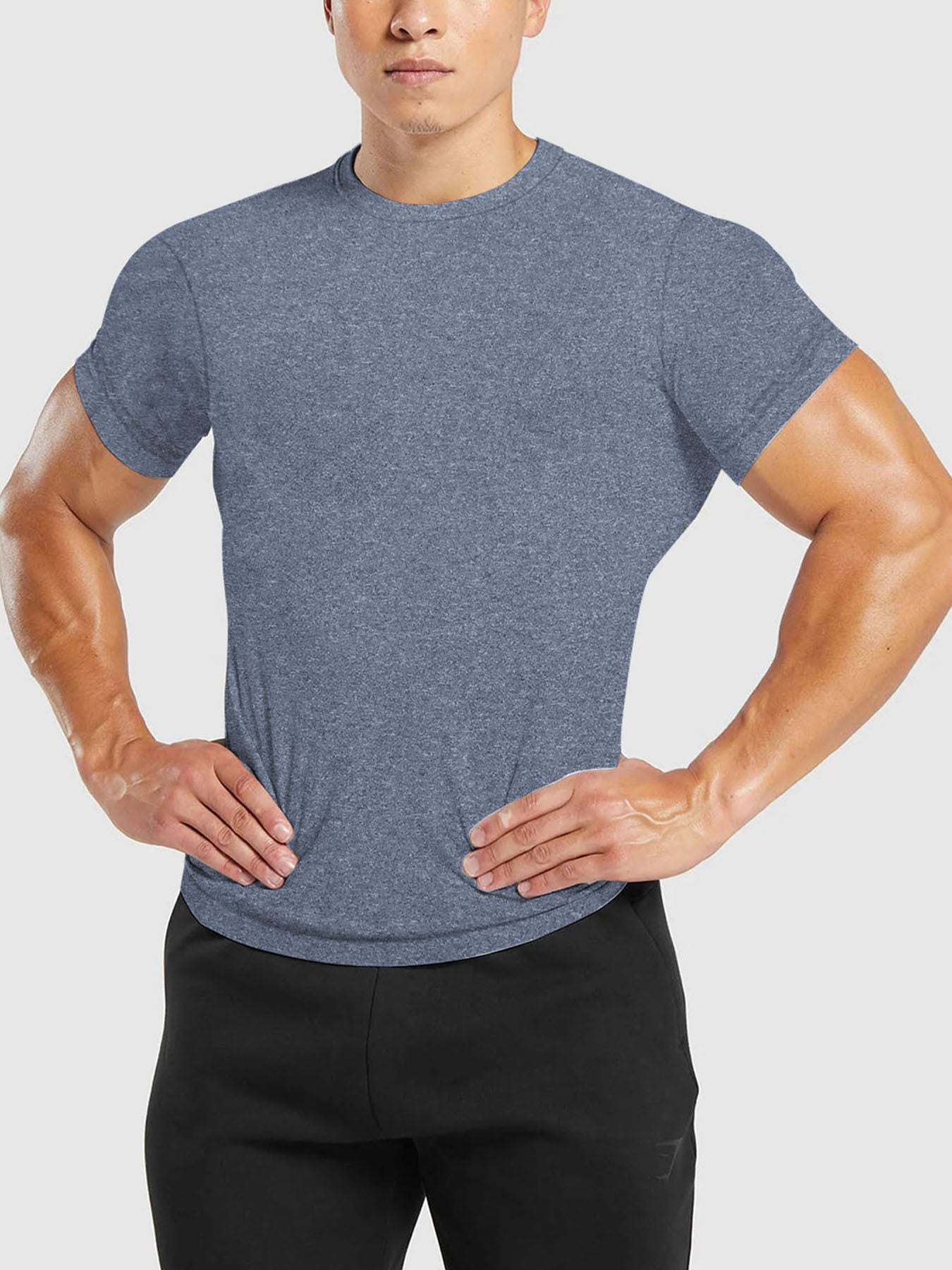 Men's Quick-dry Round Neck Short-sleeved T-shirt