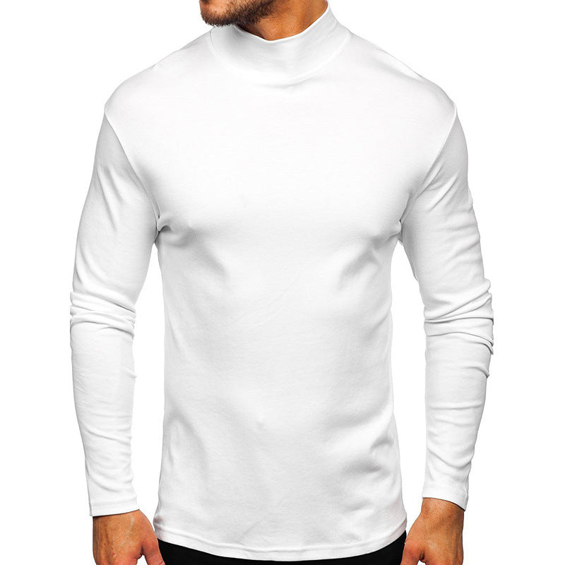 Men's AutumnWinter Thickened Warm High-Neck Long-Sleeve