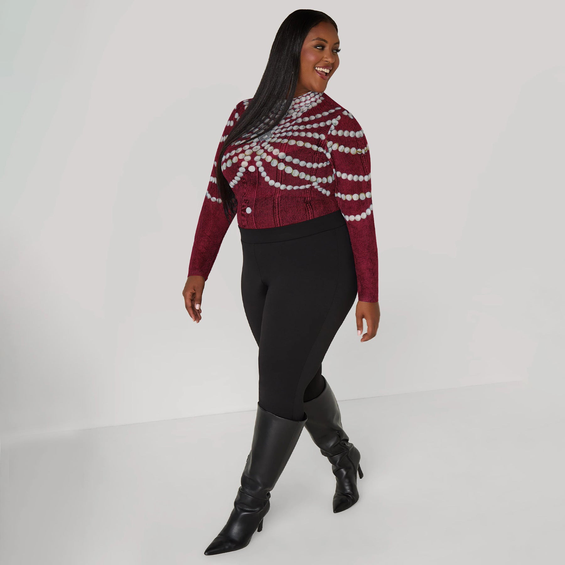 Women's New Autumn Plus-Size Casual Top With Print