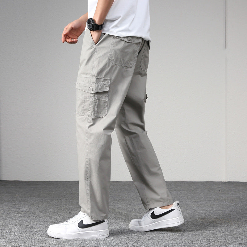 Men's Thin Loose Stretch Straight-leg Casual Pants